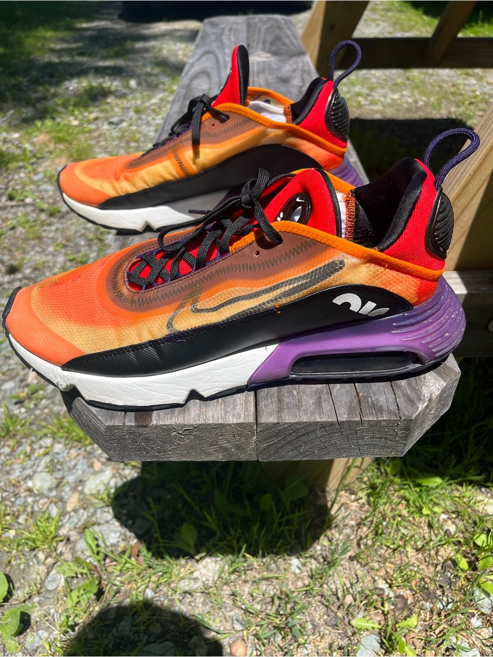 Nike Air Max 2090 Orange Purple Sneakers